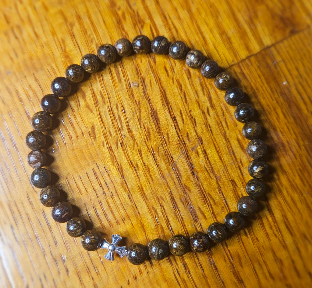 Bronzite Prayer Bracelet