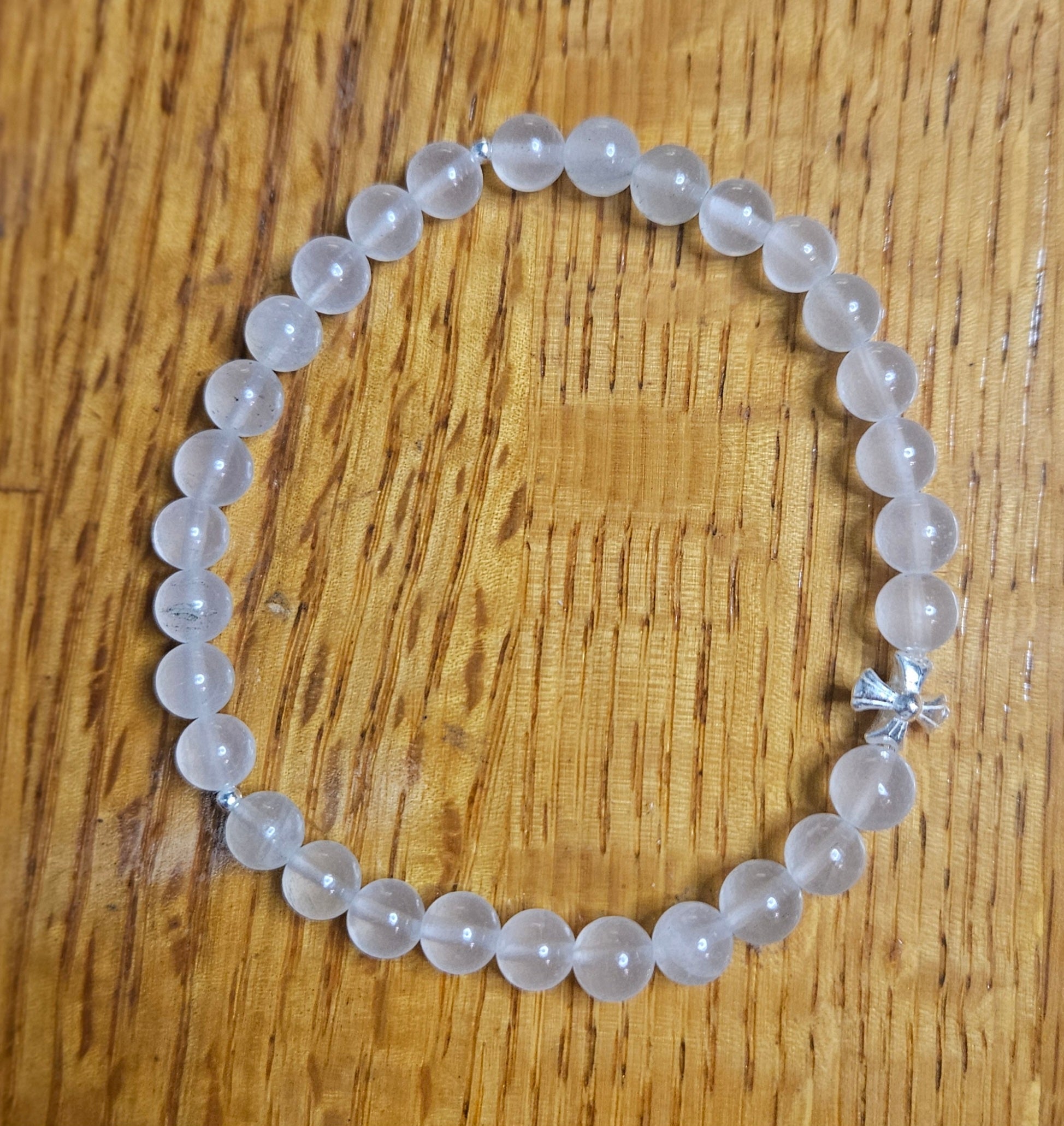Milky Quartz Prayer Bracelet