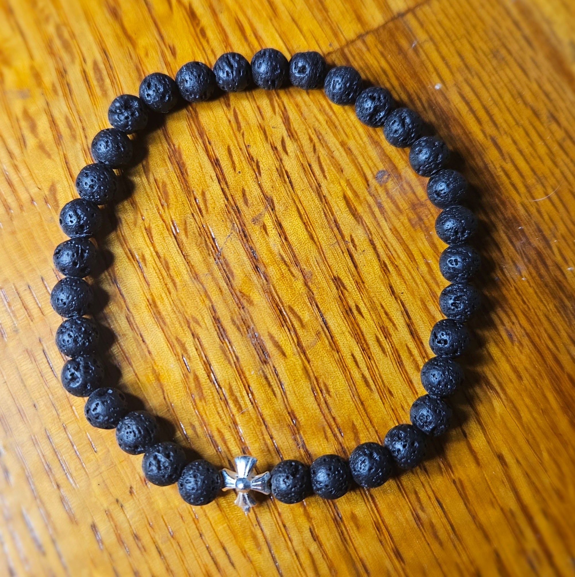 Black Lava Prayer Bracelets