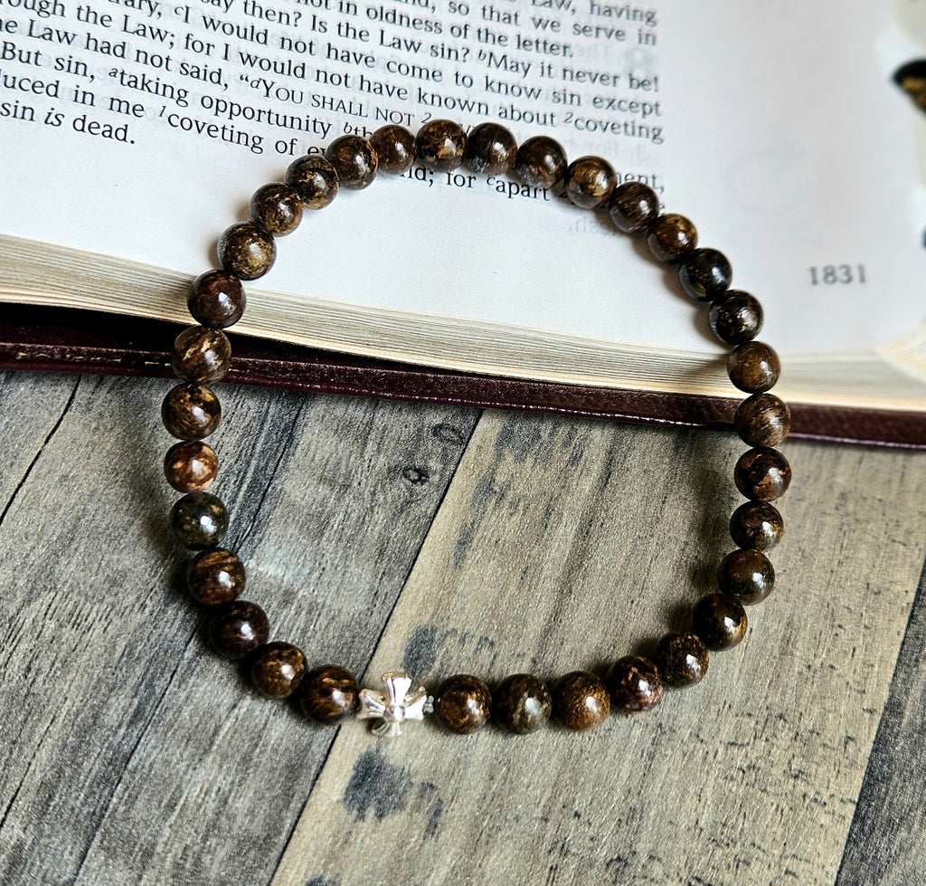 Bronzite Prayer Bracelet