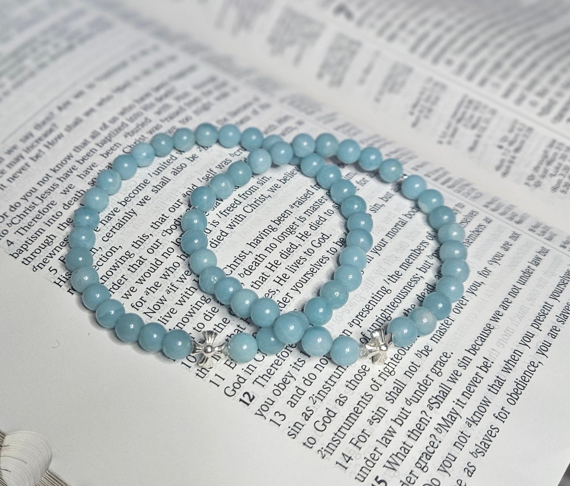 Amazonite Prayer Bracelet