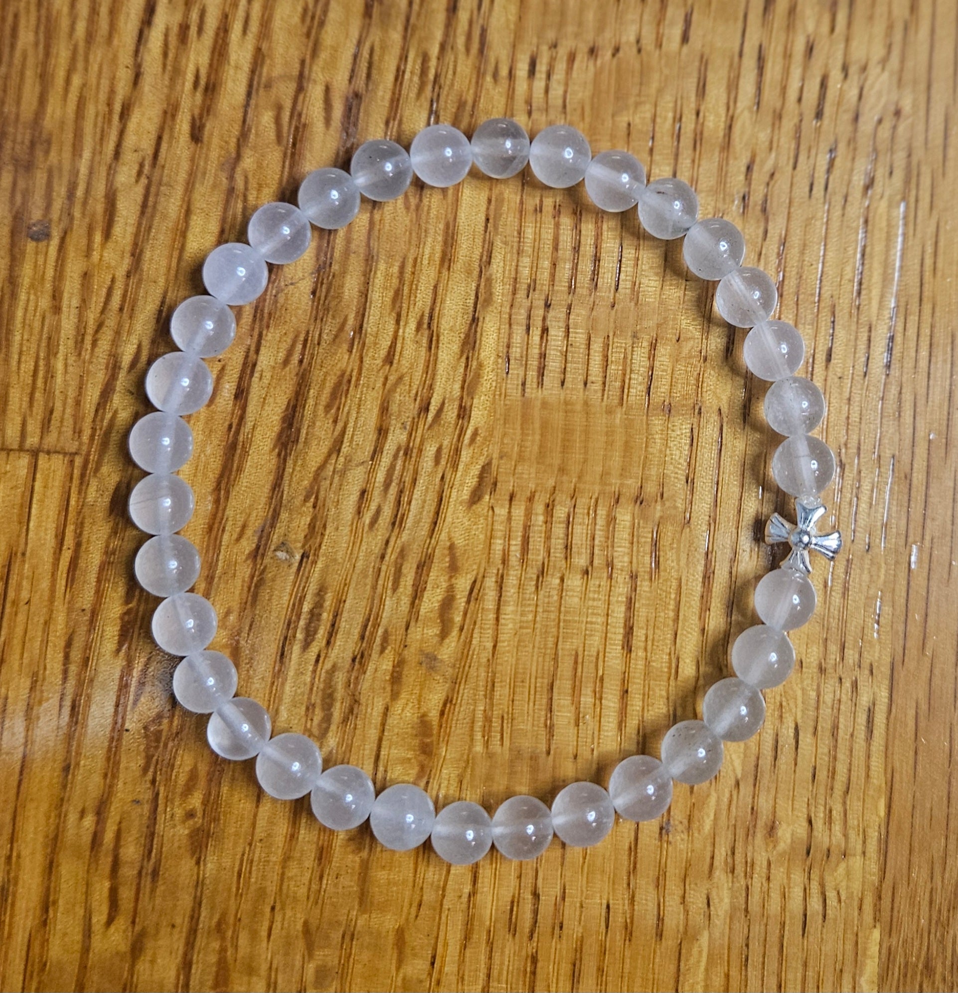 Milky Quartz Prayer Bracelet